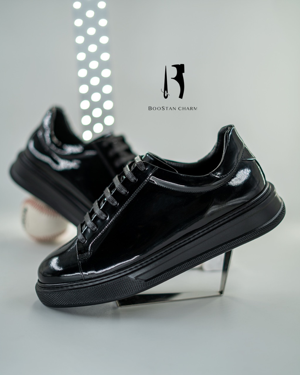 چرم طبیعی  براشاو  زیره RUBBER مشکی