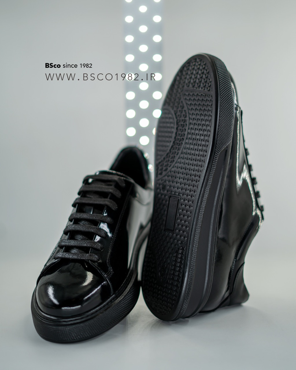 چرم  طبیعی براشاو  زیره RUBBER مشکی