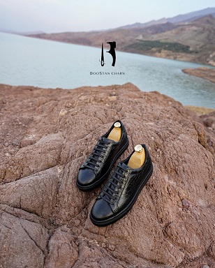 کفش چرم  کاملا  طبیعی 