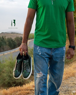 کفش چرم  کاملا  طبیعی 