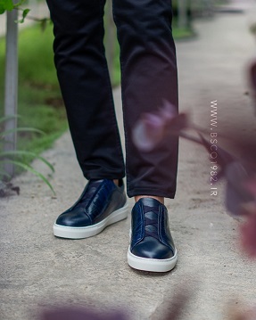 Men's Vans – Code: 087 Croco and Embossed Genuine Leather Rubber Sole