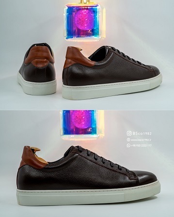  Men's Vans – Code: 087 Full Floater Genuine Leather Rubber Sole        