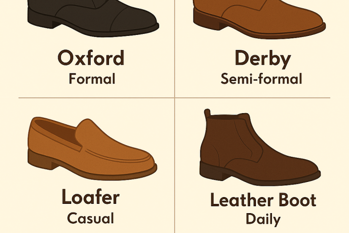 Leather shoe style
