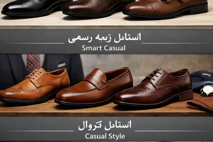 کفش چرم کاملا طبیعی 